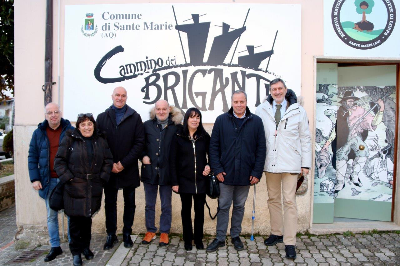 Enti Locali Il Presidente Marsilio In Visita A Sante Marie E A Rocca