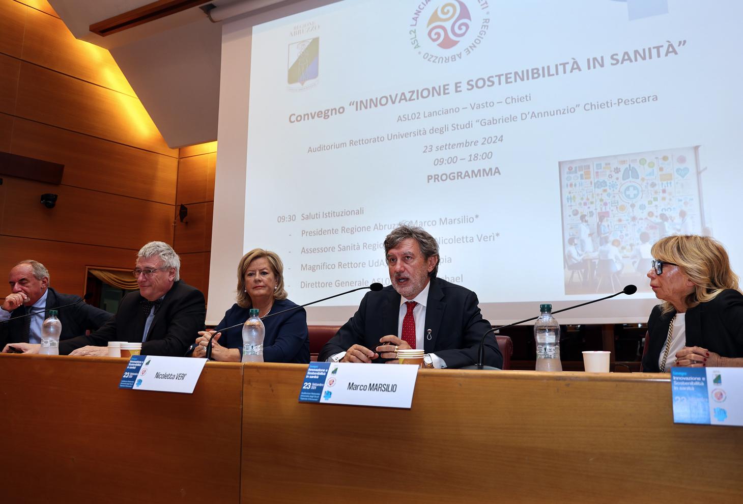 Convegno "Innovazione e sostenibilità in sanità" all'Università d'Annunzio di Chieti 