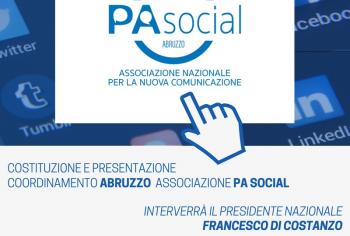 Web: nascerà domani coordinamento regionale PAsocial Abruzzo