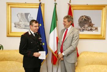 Carabinieri: Marsilio incontra nuovo comandante provinciale dell'Aquila