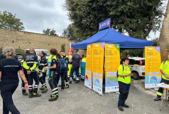 Protezione civile: Abruzzo presente nell’area Flegrea nel secondo giorno di simulazione di un’emergenza