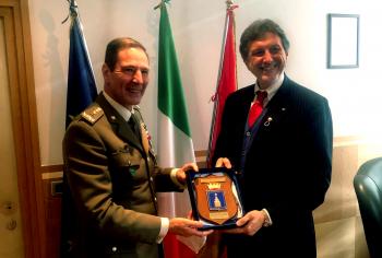 Visita istituzionale: Marsilio incontra il Generale Federici per rafforzare il supporto al territorio