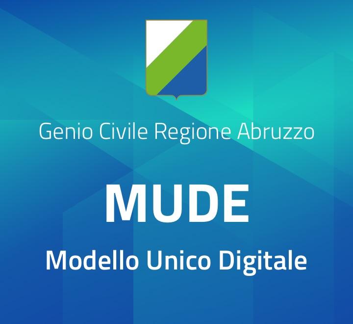 MUDE Modello Unico Digitale - Genio Civile Regione Abruzzo